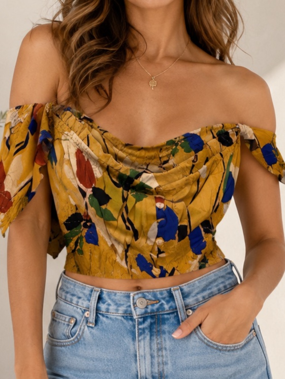 Olivaceous Crop Top nwt